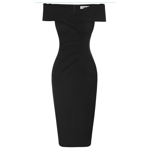 Strapless black dress - Picture 2 of 2